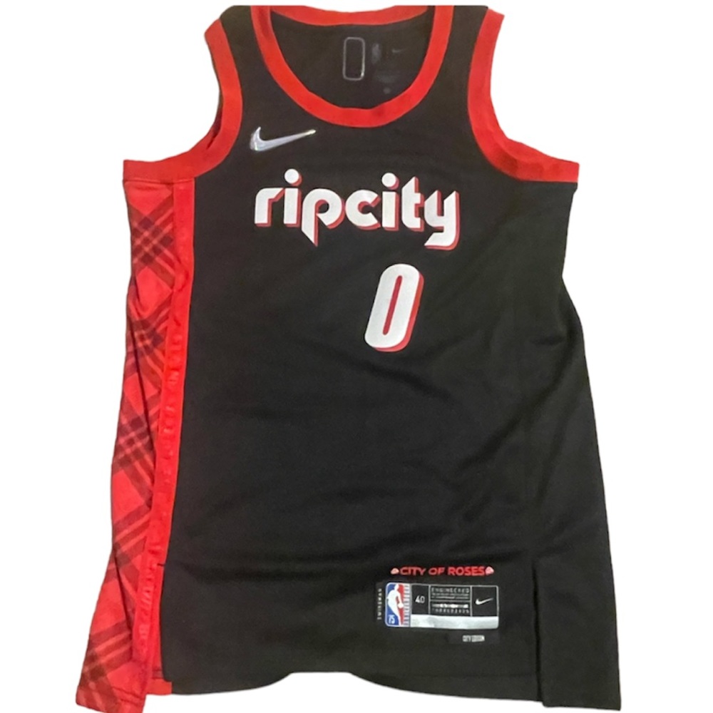 Portland Trail Blazers  #0 Damian Lillard jersey 75th anniversary